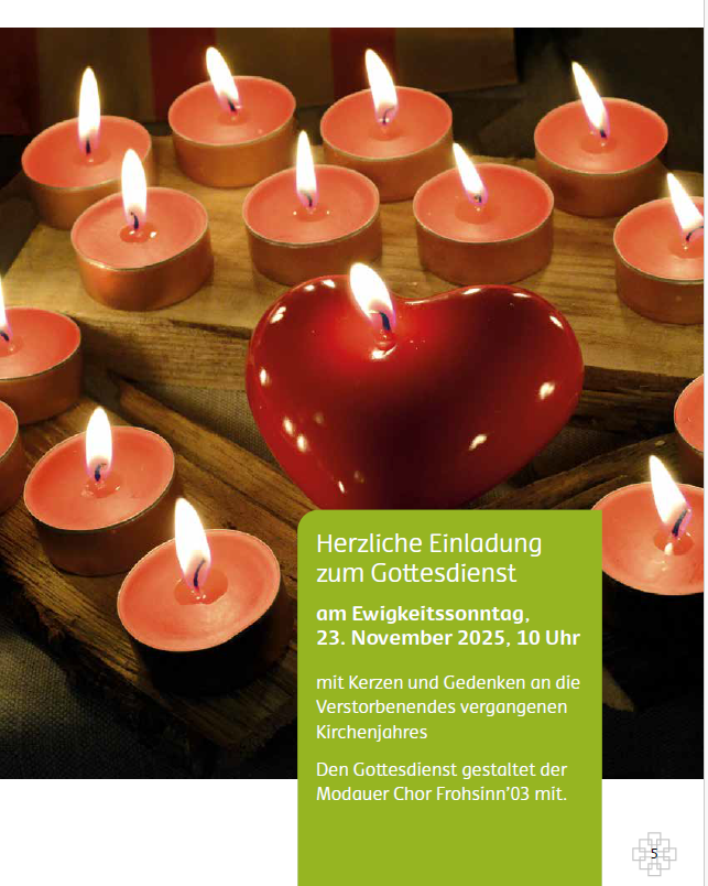 Ewigkeitssonntag in Modau - 23. November